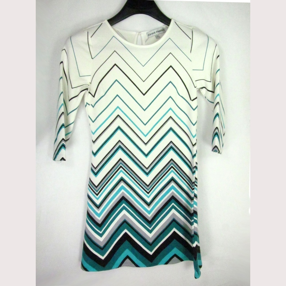 Almost Famous Dress Size S Multi Color Stripes